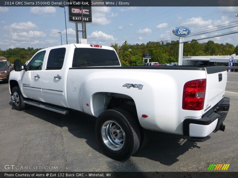 Summit White / Ebony 2014 GMC Sierra 3500HD Denali Crew Cab 4x4