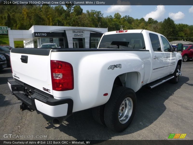 Summit White / Ebony 2014 GMC Sierra 3500HD Denali Crew Cab 4x4