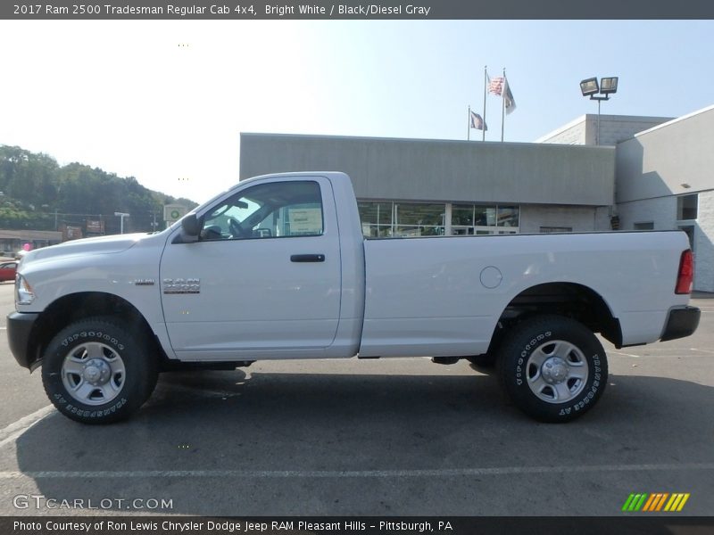 Bright White / Black/Diesel Gray 2017 Ram 2500 Tradesman Regular Cab 4x4