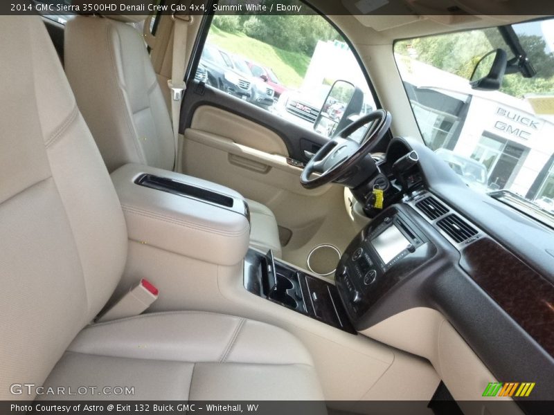 Summit White / Ebony 2014 GMC Sierra 3500HD Denali Crew Cab 4x4