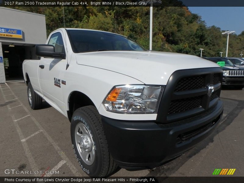 Bright White / Black/Diesel Gray 2017 Ram 2500 Tradesman Regular Cab 4x4