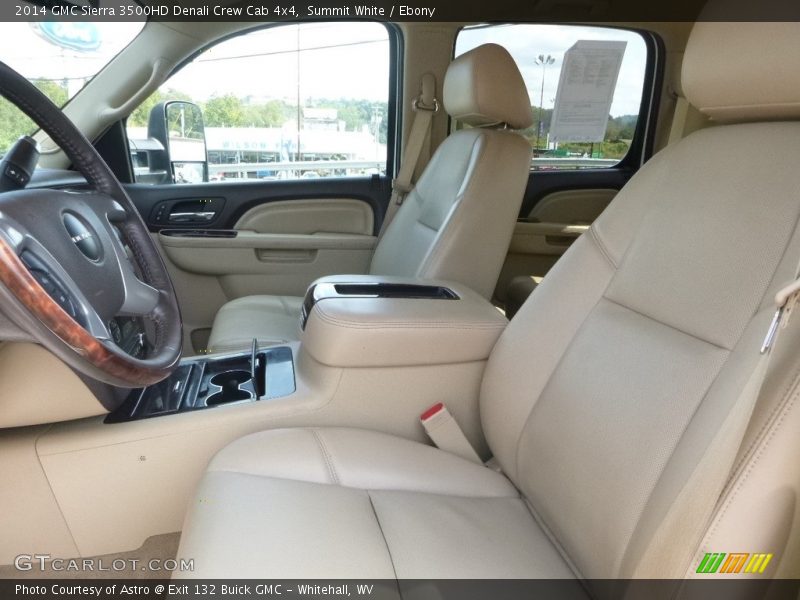 Summit White / Ebony 2014 GMC Sierra 3500HD Denali Crew Cab 4x4