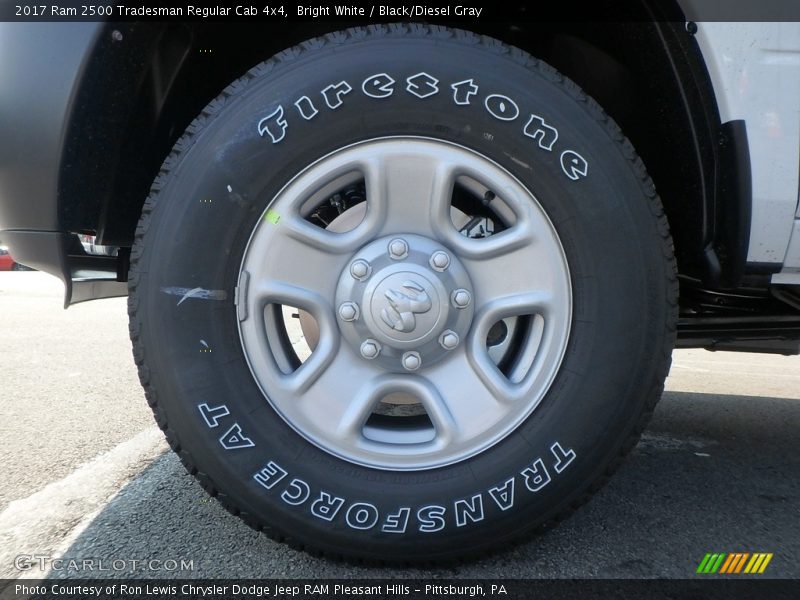 Bright White / Black/Diesel Gray 2017 Ram 2500 Tradesman Regular Cab 4x4