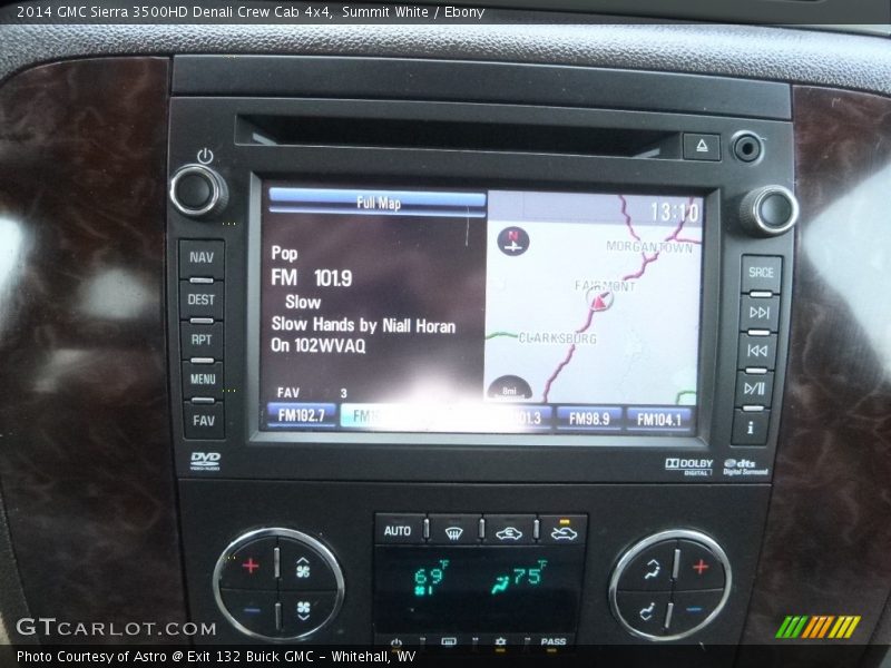 Summit White / Ebony 2014 GMC Sierra 3500HD Denali Crew Cab 4x4