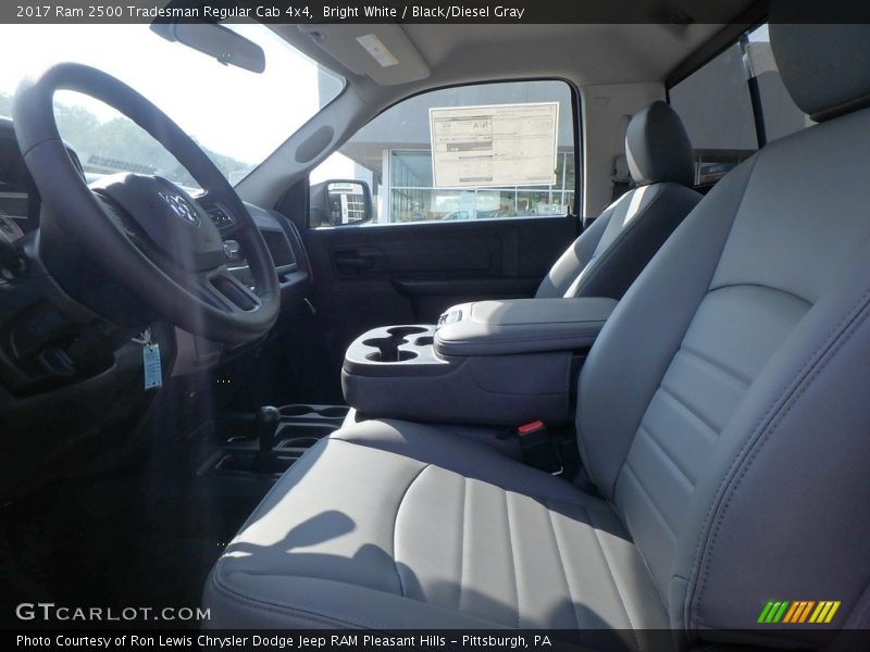 Bright White / Black/Diesel Gray 2017 Ram 2500 Tradesman Regular Cab 4x4
