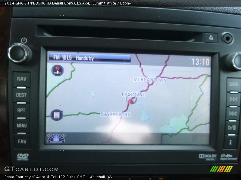 Summit White / Ebony 2014 GMC Sierra 3500HD Denali Crew Cab 4x4