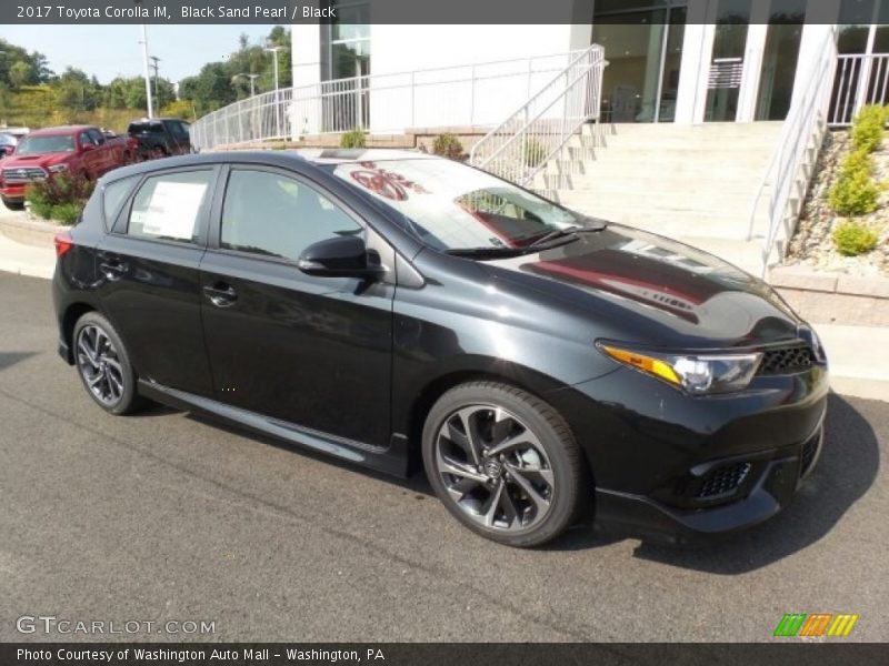 Black Sand Pearl / Black 2017 Toyota Corolla iM