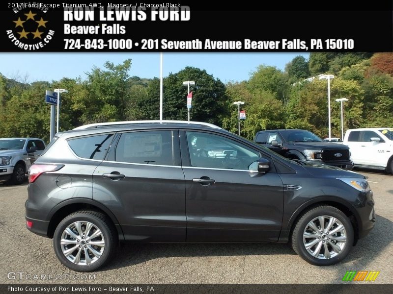 Magnetic / Charcoal Black 2017 Ford Escape Titanium 4WD