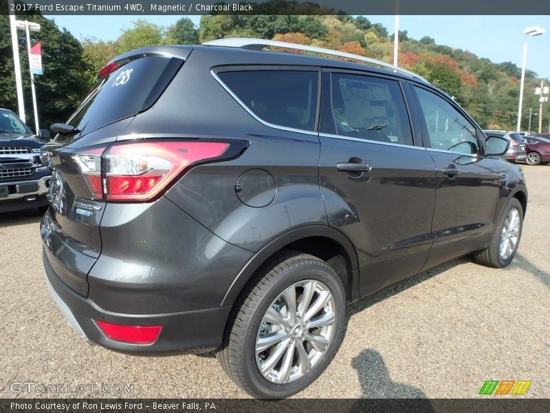 Magnetic / Charcoal Black 2017 Ford Escape Titanium 4WD