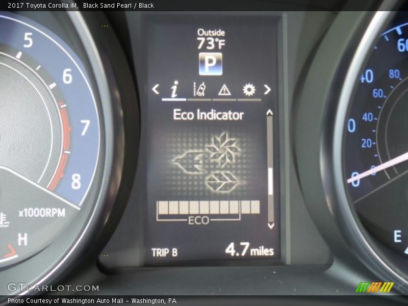 Black Sand Pearl / Black 2017 Toyota Corolla iM