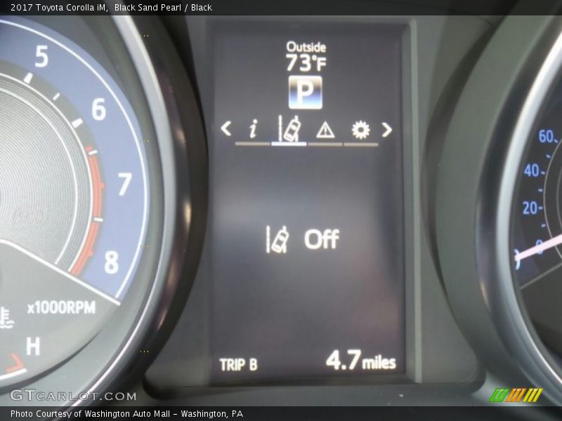Black Sand Pearl / Black 2017 Toyota Corolla iM