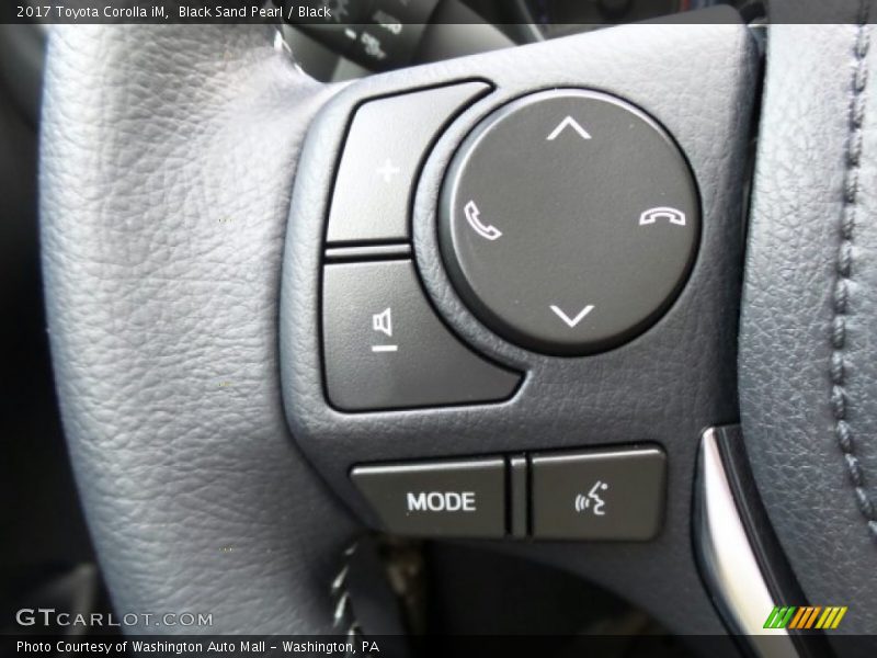 Black Sand Pearl / Black 2017 Toyota Corolla iM