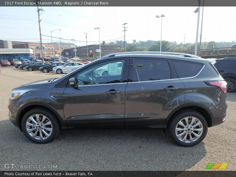 Magnetic / Charcoal Black 2017 Ford Escape Titanium 4WD