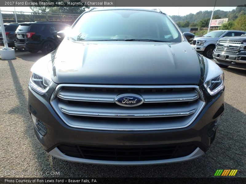 Magnetic / Charcoal Black 2017 Ford Escape Titanium 4WD