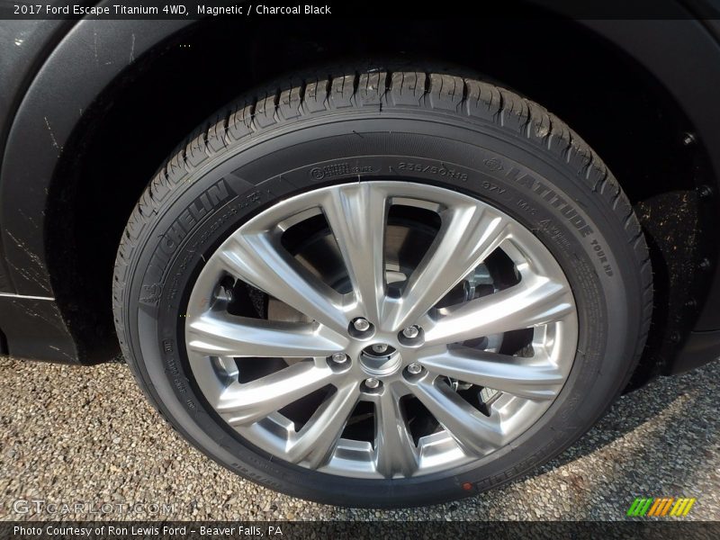 Magnetic / Charcoal Black 2017 Ford Escape Titanium 4WD