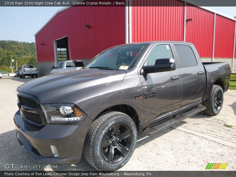Front 3/4 View of 2018 1500 Night Crew Cab 4x4