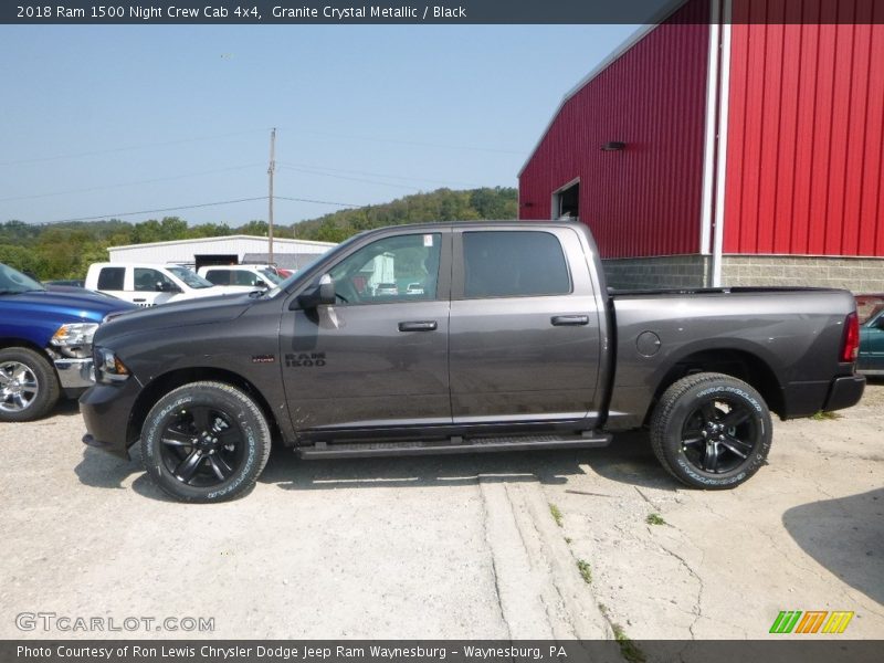  2018 1500 Night Crew Cab 4x4 Granite Crystal Metallic