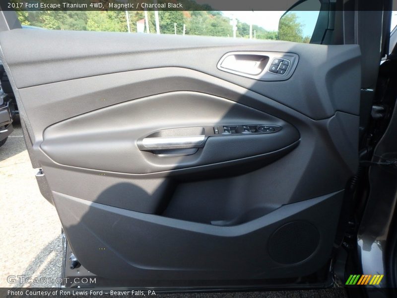 Magnetic / Charcoal Black 2017 Ford Escape Titanium 4WD