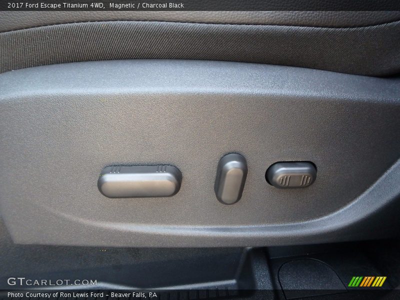 Magnetic / Charcoal Black 2017 Ford Escape Titanium 4WD