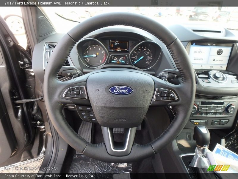 Magnetic / Charcoal Black 2017 Ford Escape Titanium 4WD