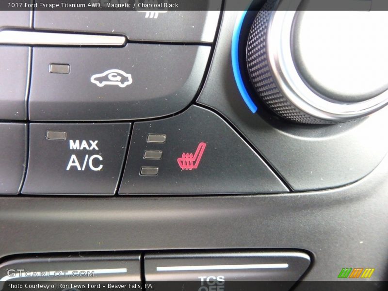 Magnetic / Charcoal Black 2017 Ford Escape Titanium 4WD
