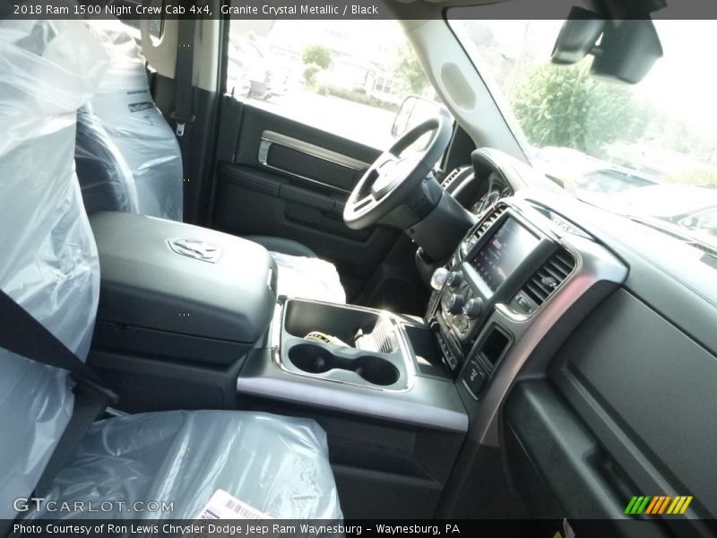 Granite Crystal Metallic / Black 2018 Ram 1500 Night Crew Cab 4x4