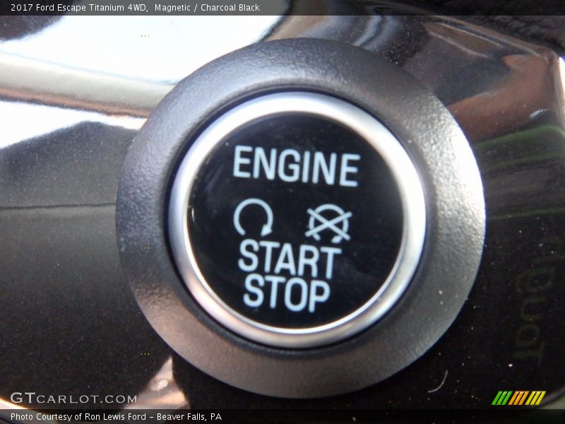 Magnetic / Charcoal Black 2017 Ford Escape Titanium 4WD