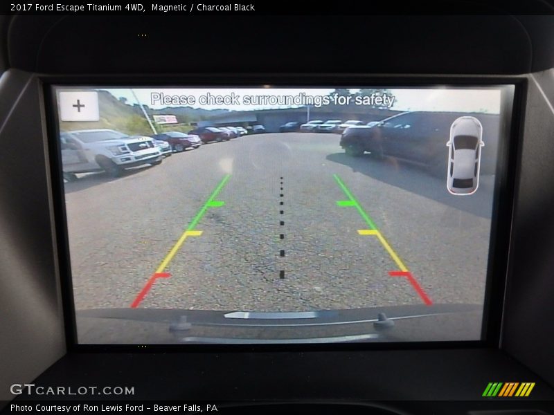 Magnetic / Charcoal Black 2017 Ford Escape Titanium 4WD