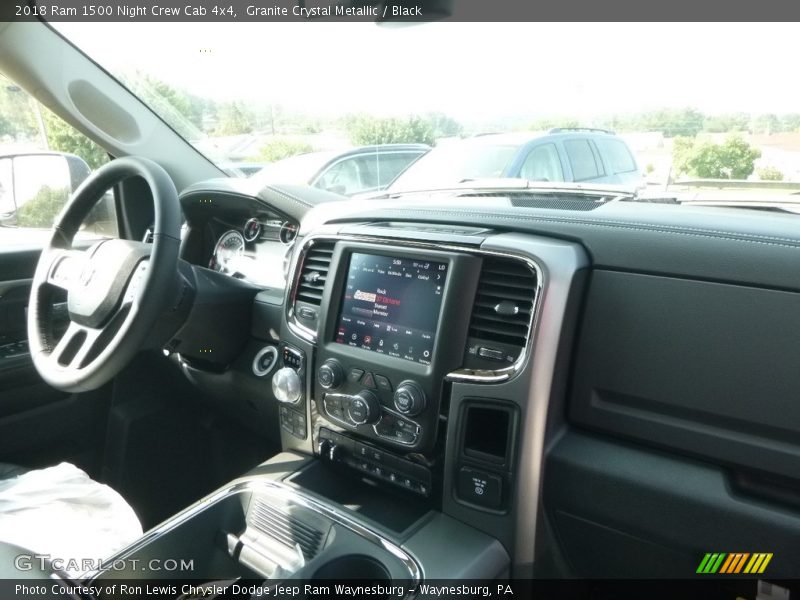 Granite Crystal Metallic / Black 2018 Ram 1500 Night Crew Cab 4x4