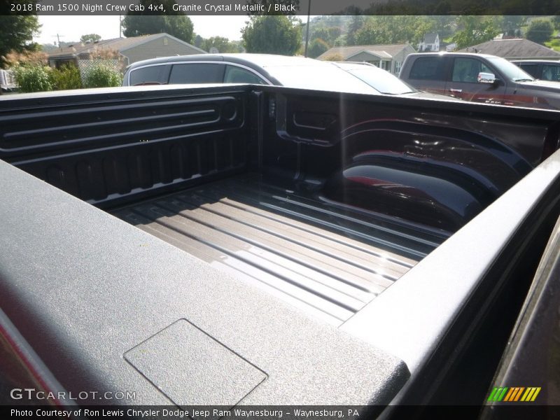 Granite Crystal Metallic / Black 2018 Ram 1500 Night Crew Cab 4x4