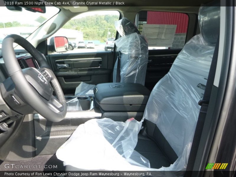 Granite Crystal Metallic / Black 2018 Ram 1500 Night Crew Cab 4x4