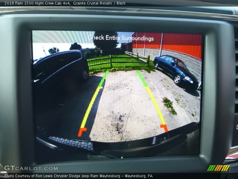 Granite Crystal Metallic / Black 2018 Ram 1500 Night Crew Cab 4x4
