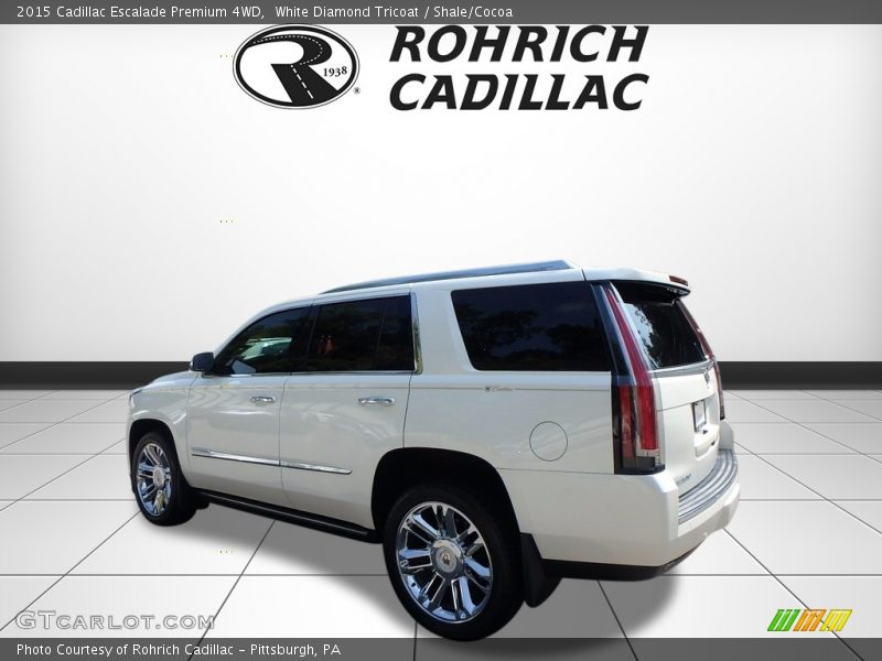 White Diamond Tricoat / Shale/Cocoa 2015 Cadillac Escalade Premium 4WD