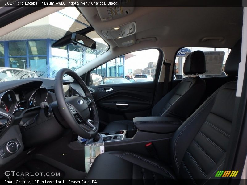 Ingot Silver / Charcoal Black 2017 Ford Escape Titanium 4WD