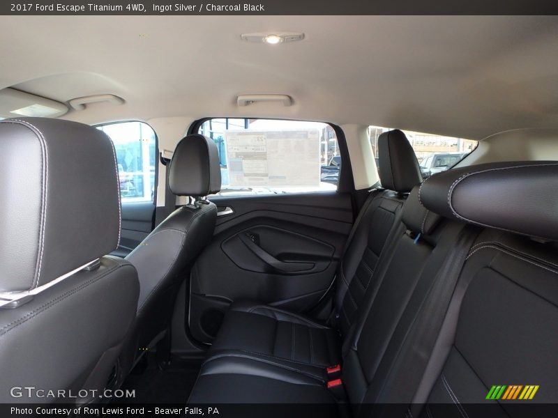 Ingot Silver / Charcoal Black 2017 Ford Escape Titanium 4WD
