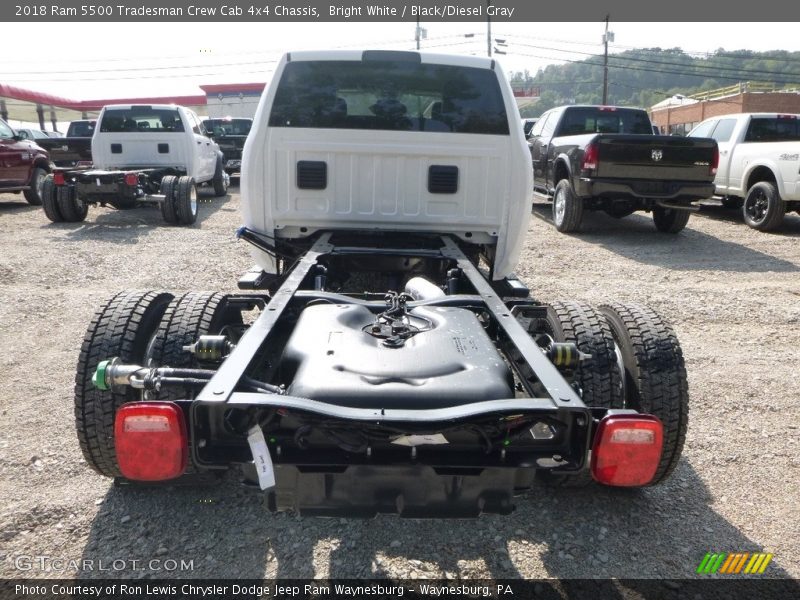 Bright White / Black/Diesel Gray 2018 Ram 5500 Tradesman Crew Cab 4x4 Chassis