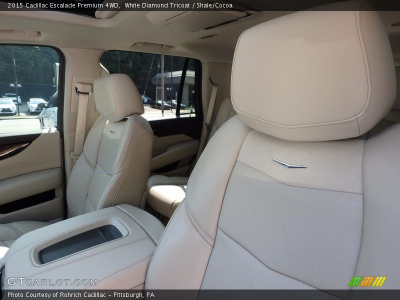 White Diamond Tricoat / Shale/Cocoa 2015 Cadillac Escalade Premium 4WD