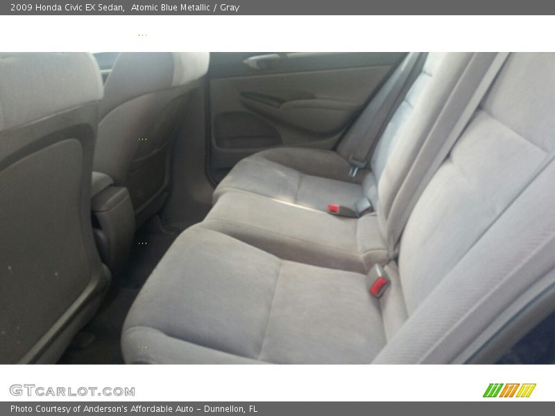 Atomic Blue Metallic / Gray 2009 Honda Civic EX Sedan
