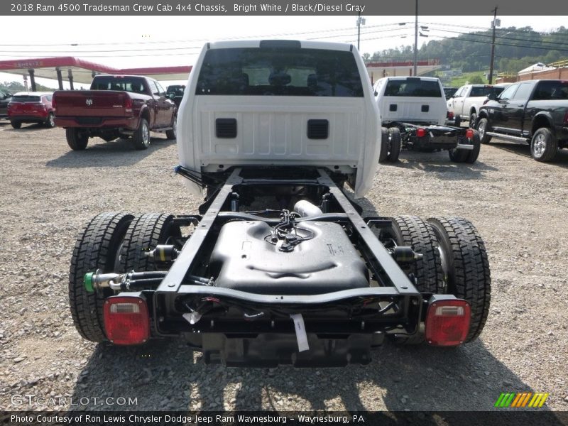 Bright White / Black/Diesel Gray 2018 Ram 4500 Tradesman Crew Cab 4x4 Chassis