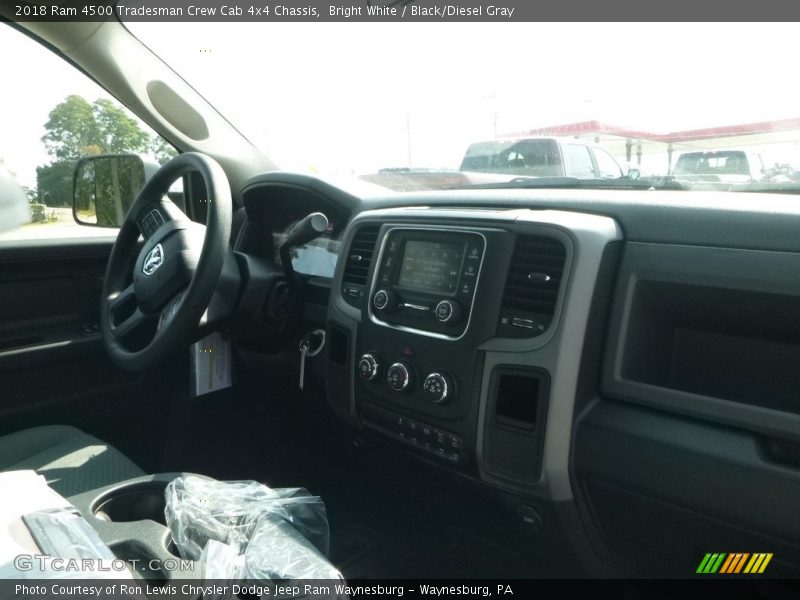 Bright White / Black/Diesel Gray 2018 Ram 4500 Tradesman Crew Cab 4x4 Chassis