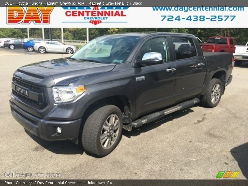 Magnetic Gray Metallic / Black 2017 Toyota Tundra Platinum CrewMax 4x4