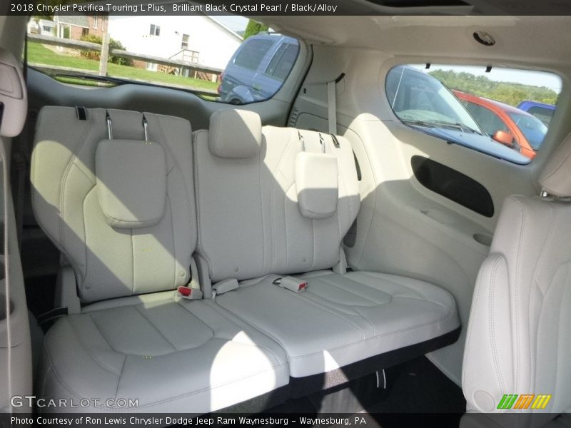 Brilliant Black Crystal Pearl / Black/Alloy 2018 Chrysler Pacifica Touring L Plus