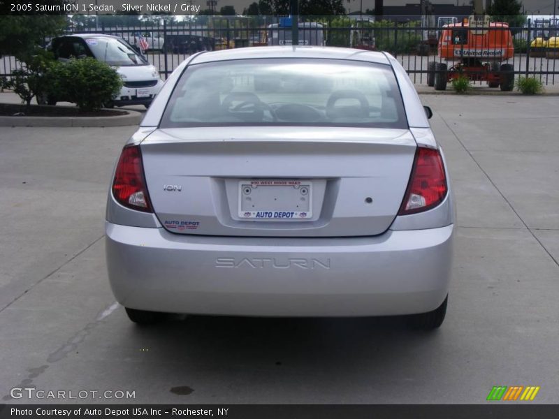 Silver Nickel / Gray 2005 Saturn ION 1 Sedan