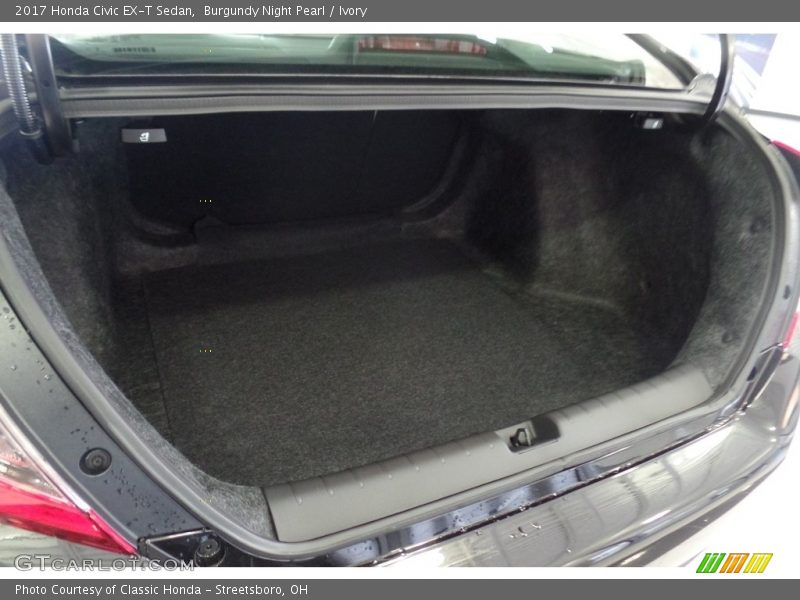 Burgundy Night Pearl / Ivory 2017 Honda Civic EX-T Sedan