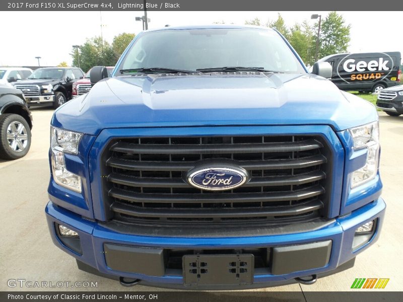 Lightning Blue / Black 2017 Ford F150 XL SuperCrew 4x4