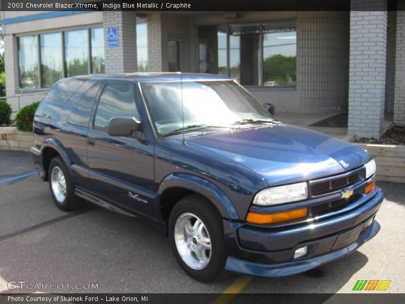Indigo Blue Metallic / Graphite 2003 Chevrolet Blazer Xtreme