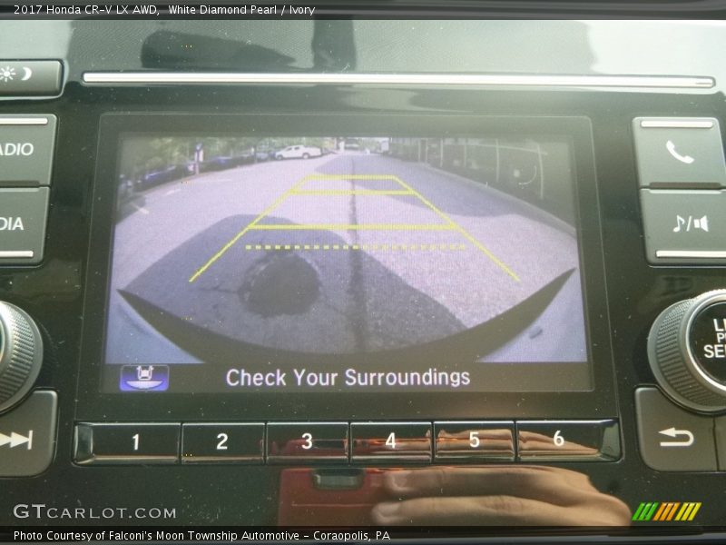 White Diamond Pearl / Ivory 2017 Honda CR-V LX AWD