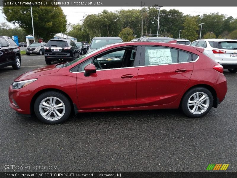 Cajun Red Tintcoat / Jet Black 2017 Chevrolet Cruze LT