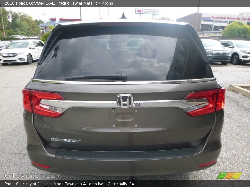 Pacific Pewter Metallic / Mocha 2018 Honda Odyssey EX-L