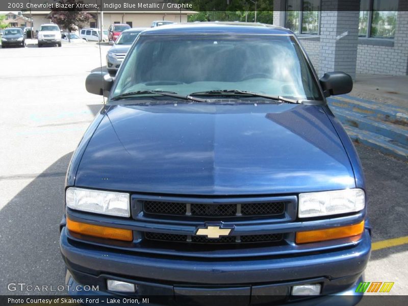 Indigo Blue Metallic / Graphite 2003 Chevrolet Blazer Xtreme